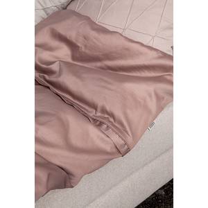 Parure de lit Pure Coton - Rose - 155 x 220 cm + oreiller 80 x 80 cm