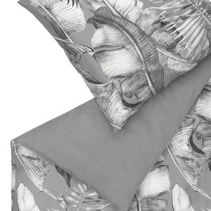 Copripiumino e federa Jungle Mood Cotone - Grigio - 155 x 220 cm + cuscino 80 x 80 cm