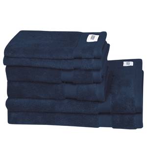 Serviettes Cuddly II (lot de 6) Coton - Bleu marine