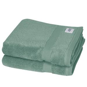 Serviettes de toilette Cuddly (lot de 2) Coton - Vert