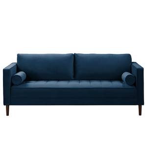 3-Sitzer Sofa LAONA Samt Vaia: Dunkelblau