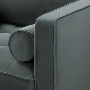 3-Sitzer Sofa LAONA Samt Vaia: Anthrazit