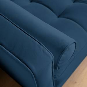 Fauteuil LAONA Velours Vaia: Donkerblauw