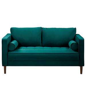 2-Sitzer Sofa LAONA Samt Vaia: Petrol