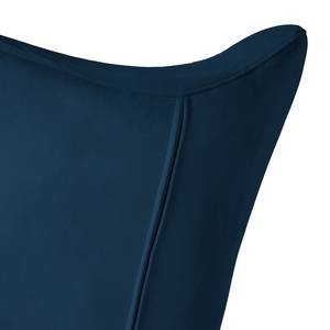 Fauteuil BRAZIL Velours Vaia: Donkerblauw - Zonder hocker