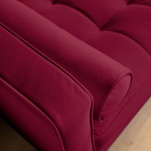 Fauteuil LAONA Velours Vaia: Donkerrood