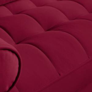 Fauteuil LAONA Velours Vaia: Rouge foncé