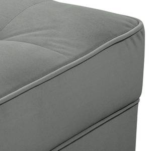 Banquette LAONA Velours Vaia: Gris