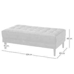 Banquette LAONA Velours Vaia: Gris