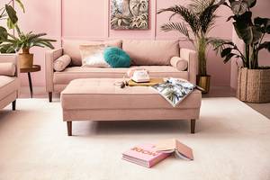 Banquette LAONA Velours Vaia: Rose