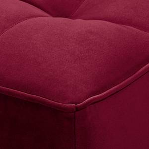 Banquette LAONA Velours Vaia: Rouge foncé