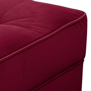 Banquette LAONA Velours Vaia: Rouge foncé