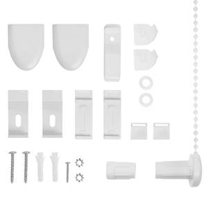 Kit pour store enrouleur duo Klemmfix Matière plastique / Métal - Blanc