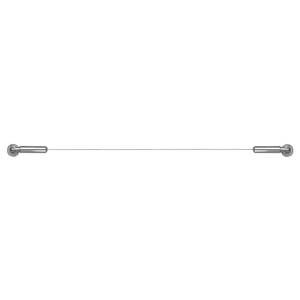 Seilspanngarnitur Komplettset Stahl, galvanisiert - Edelstahl Optik