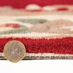 Wollteppich Aubusson Wolle - Rot - 120 x 180 cm