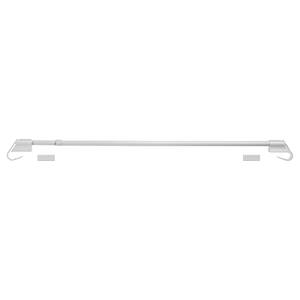 Cafehausstange Tok (ausziehbar) Stahl, lackiert - Weiß - Breite: 85 cm