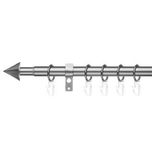 Gardinenstange Kegel I (ausziehbar) Stahl, galvanisiert - Matt Silber