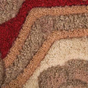 Tapis en laine Aubusson Laine - Rouge - 75 x 150 cm