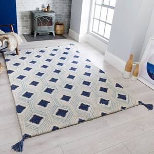 Tapis en laine Marco Laine - Bleu - 160 x 230 cm