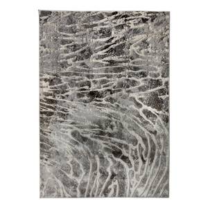 Laagpolig vloerkleed Lyra polypropeen - zilverkleurig - 160 x 230 cm
