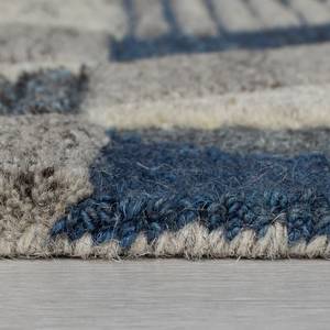 Wollen vloerkleed Asher wol - blauw - 200 x 290 cm