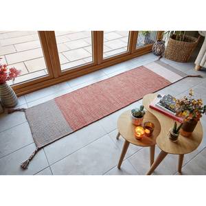 Tapis de couloir Anu Laine - Rouille / Multicolore