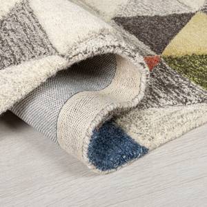 Tapis en laine Amari Laine - Naturel / Multicolore - 160 x 230 cm