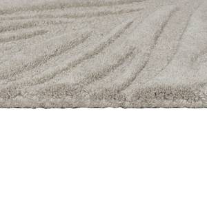 Wollen vloerkleed Lino Leaf wol - Lichtgrijs - 160 x 230 cm