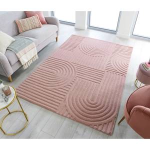 Wollen vloerkleed Zen Garden wol - Roze - 120 x 170 cm