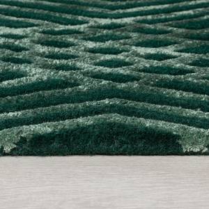 Tapis en laine Diamonds Laine - Vert - 160 x 230 cm