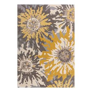 Tapis Soft Floral Polyester - Ocre - 120 x 170 cm