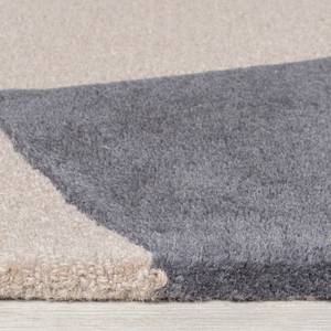 Wollteppich Glow Wolle - Grau - 160 x 230 cm