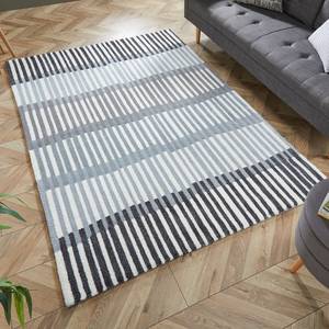 Tapis Linear Stripe Polyester - Gris - 120 x 170 cm