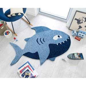 Kinderteppich Shark Polyproylene - Blau