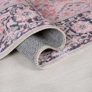 Laagpolig vloerkleed Somerton polyester - roze - 160 x 1 cm