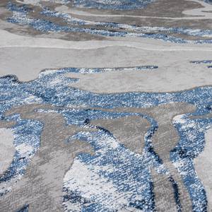 Kurzflorteppich Marbled Polypropylene - Marineblau - 120 x 170 cm