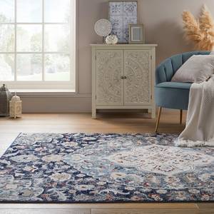 Tapis Jaleh 35 % polyester - Bleu marine - 160 x 230 cm