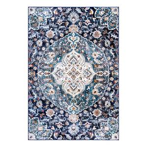 Laagpolig vloerkleed Jaleh polyester - navy - 160 x 230 cm