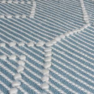 Laagpolig vloerkleed Robyn polyetheen - blauw - 120 x 170 cm