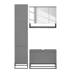 Set di mobili da bagno Zaddy II (3) Grigio scuro