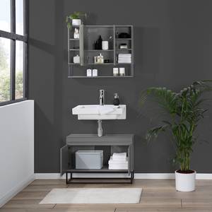 Set di mobili da bagno Zaddy I (2) Grigio scuro