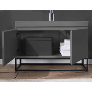 Set di mobili da bagno Zaddy I (2) Grigio scuro