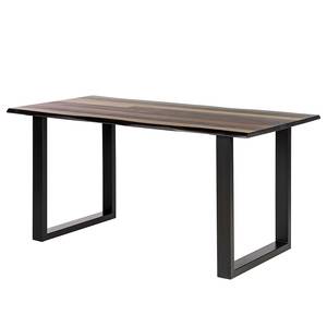 Eettafel Goa III massief mangohout - 160 x 85 cm - Antraciet