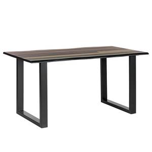 Eettafel Goa III massief mangohout - 160 x 85 cm - Antraciet