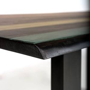 Table Goa III Manguier massif - 160 x 85 cm - Anthracite