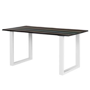 Eettafel Goa III massief mangohout - 160 x 85 cm - Wit