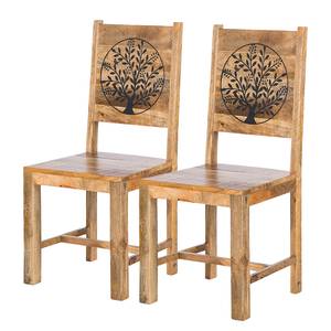 Chaises Keywest (lot de 2) Manguier massif