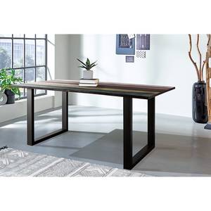 Table Goa III Manguier massif - 180 x 90 cm - Anthracite