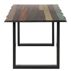 Table Goa III Manguier massif - 180 x 90 cm - Anthracite