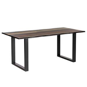 Eettafel Goa III massief mangohout - 180 x 90 cm - Antraciet